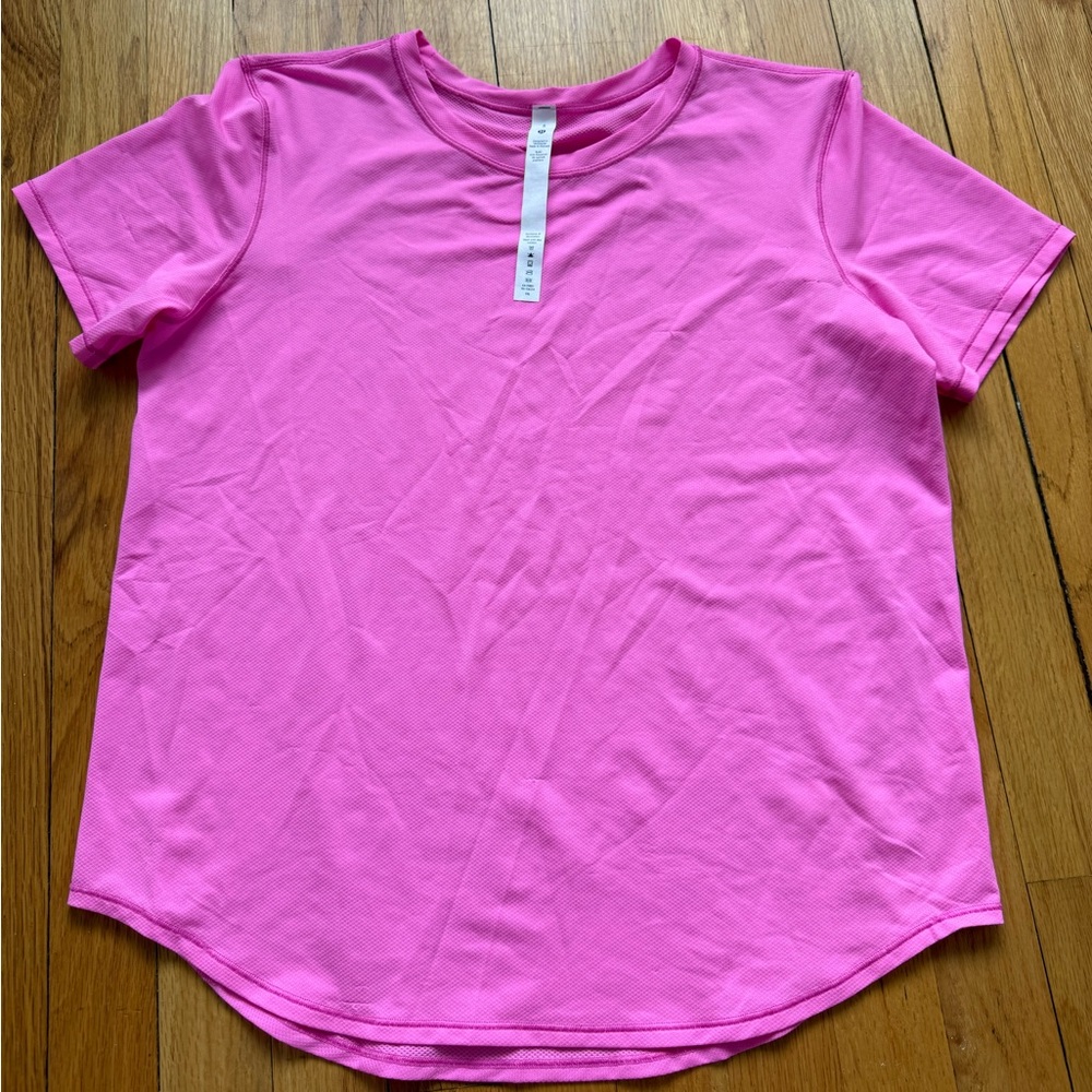 Hot Pink Lululemon Workout Top